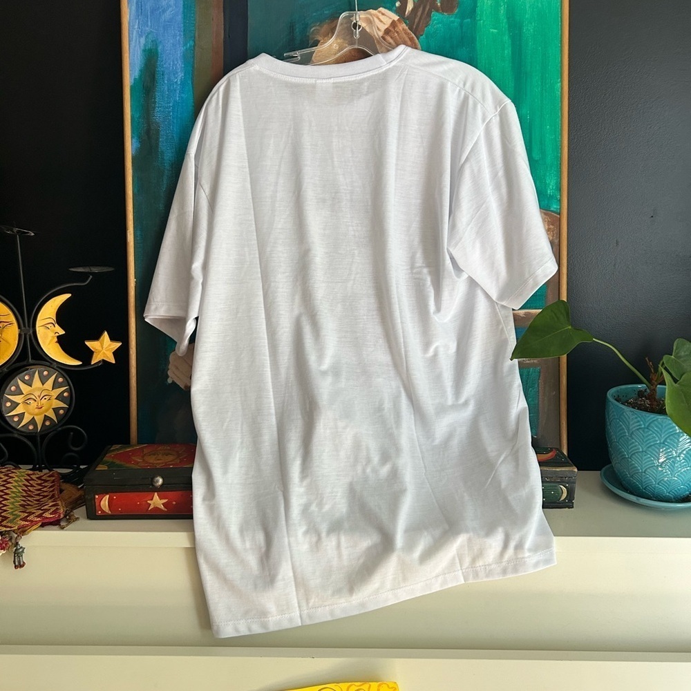 Vietnam Dragon Embroidered T-Shirt White Cotton Graphic Tee Men’s 3XL Travel - Picture 6 of 11